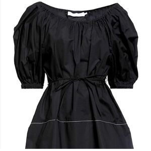 NWOT Proenza Schouler White Label Top Blouse Black Oversized Size 4